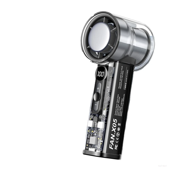X05 Handheld High-Speed Turbo Cooling Fan 3000mAh Battery - Image 2